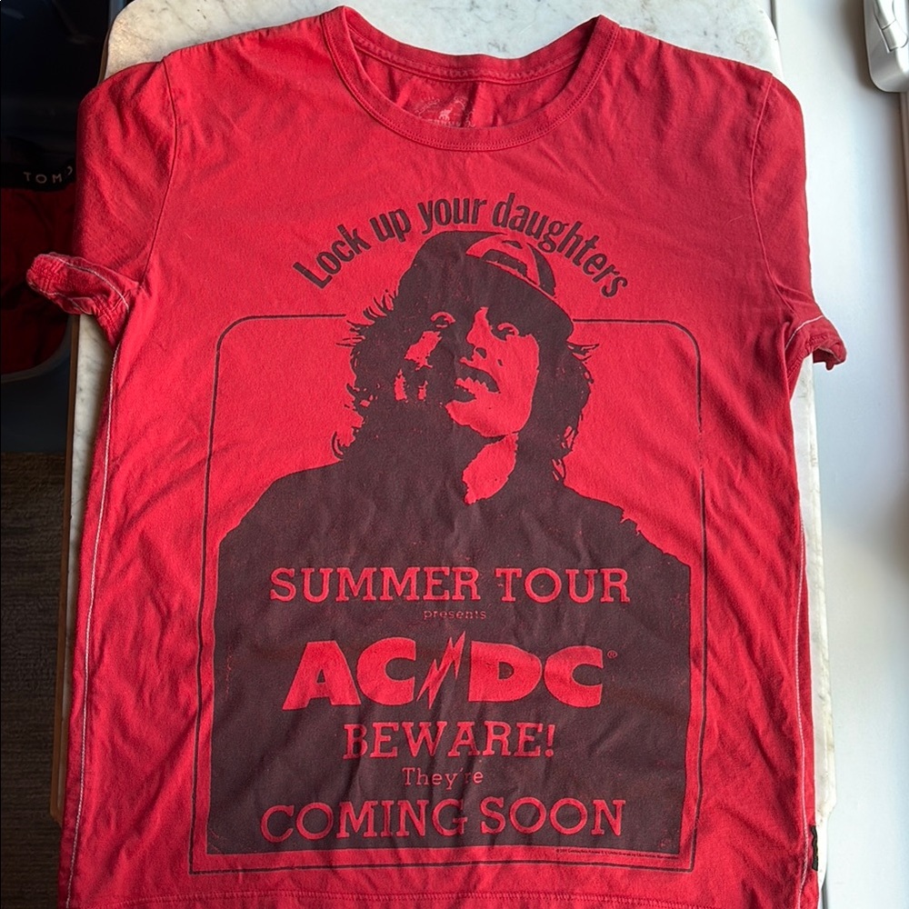 AC/DC Red Graphic T-Shirt